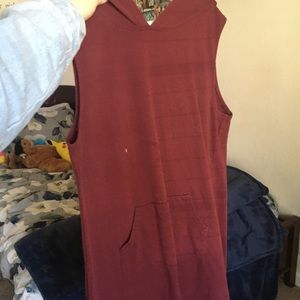 Maroon dress